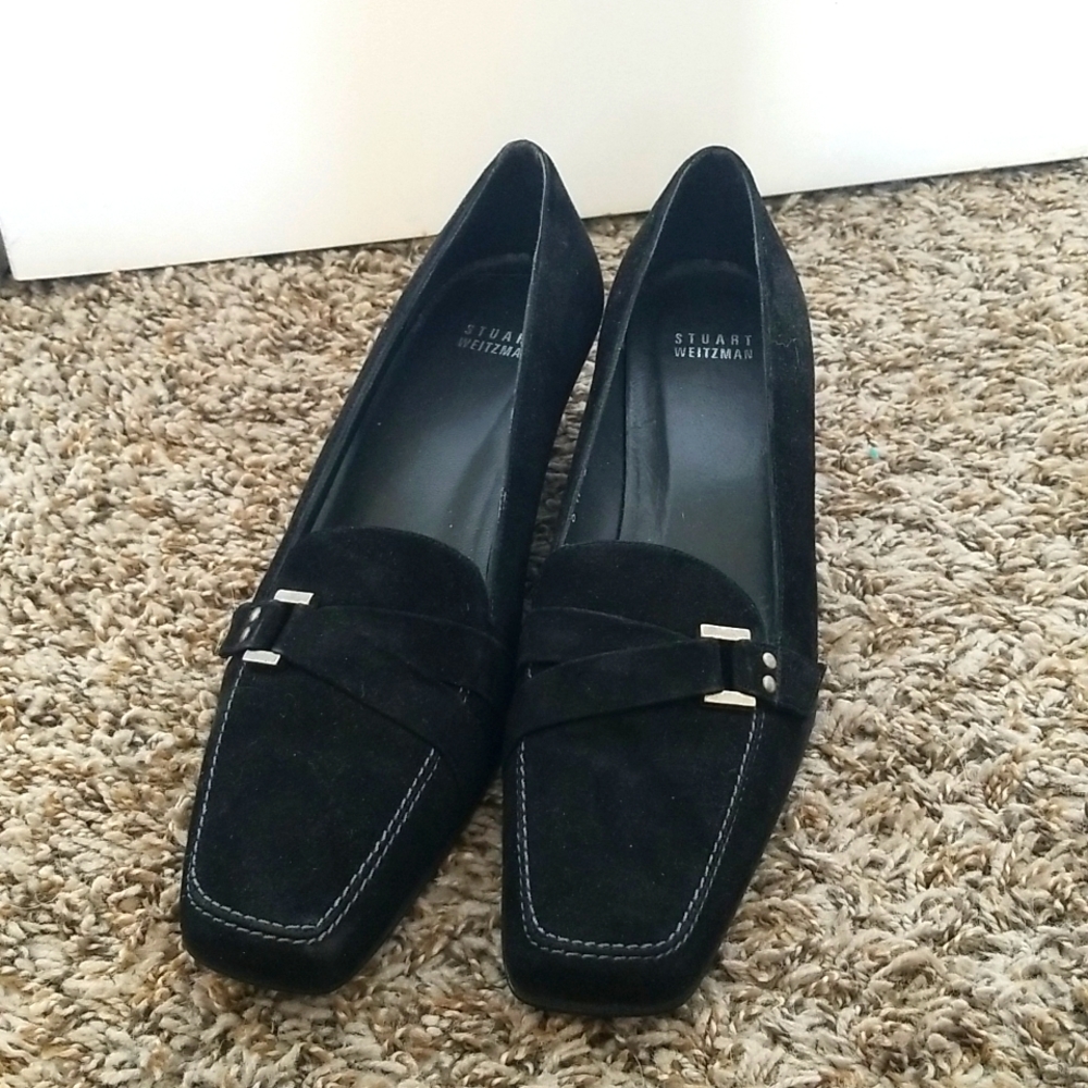 Stewart Weitzman Womens 8.5 Dress Shoe Kitten Heal